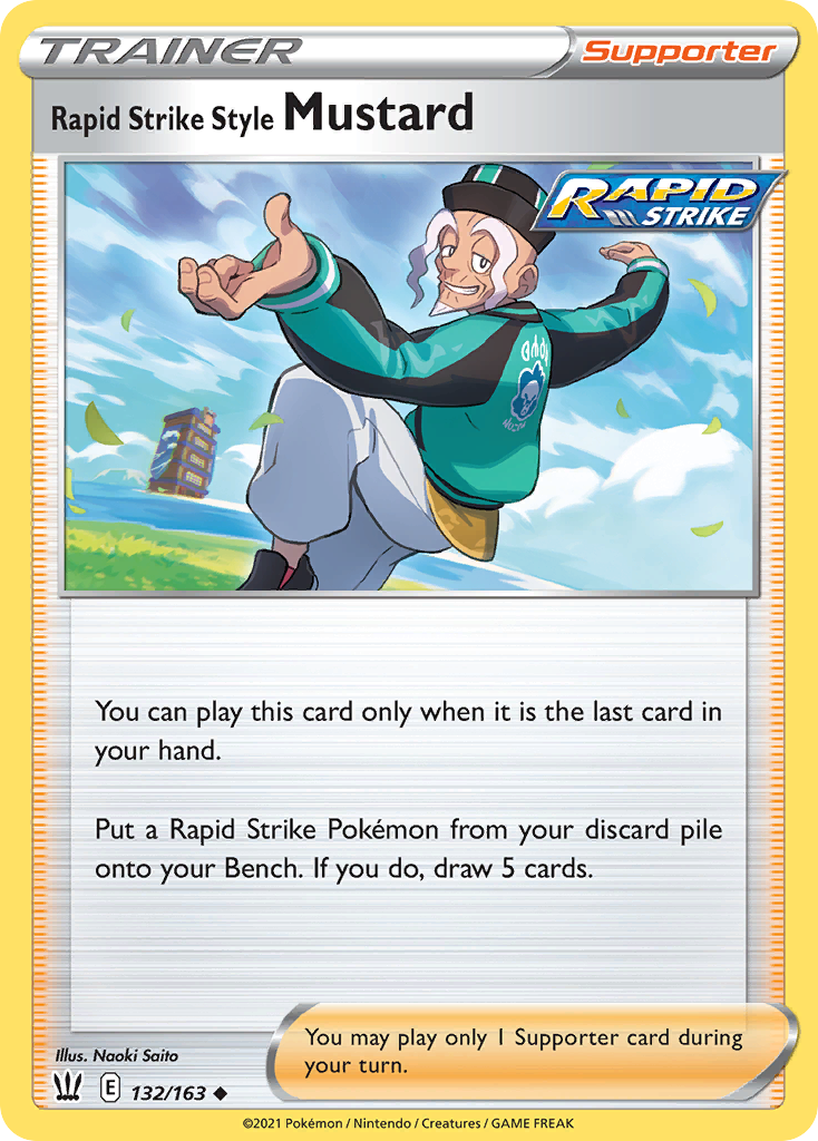 Rapid Strike Style Mustard — SWSH05: Battle Styles #132/163