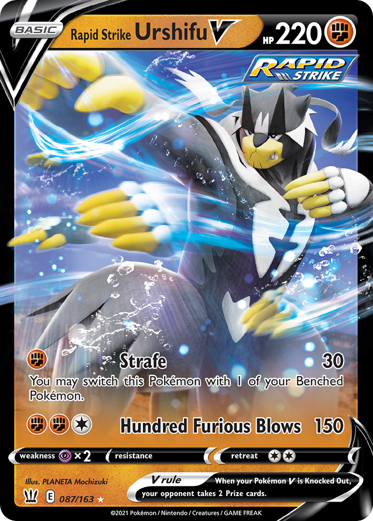 Rapid Strike Urshifu V — SWSH05: Battle Styles #087/163