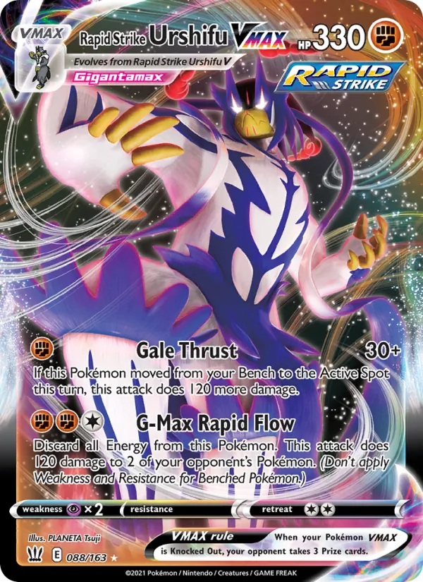 Rapid Strike Urshifu VMAX — Jumbo Cards #088/163