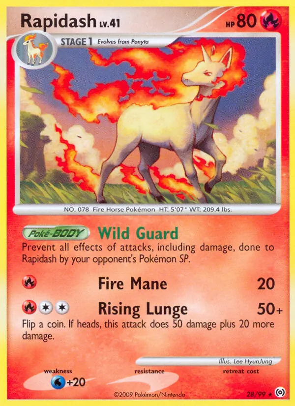 Rapidash (28) — Arceus #28/99