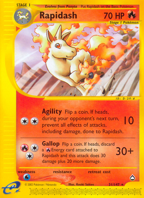Rapidash — Aquapolis #031/147