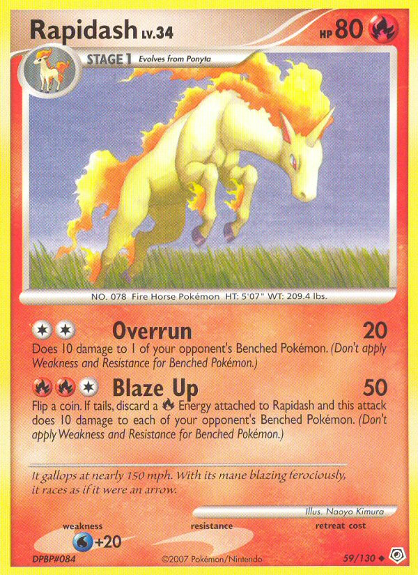 Rapidash — Diamond and Pearl #59/130