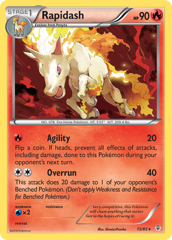 Rapidash — Generations #15/83