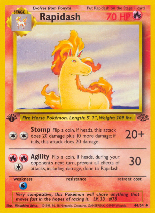Rapidash — Jungle #44/64