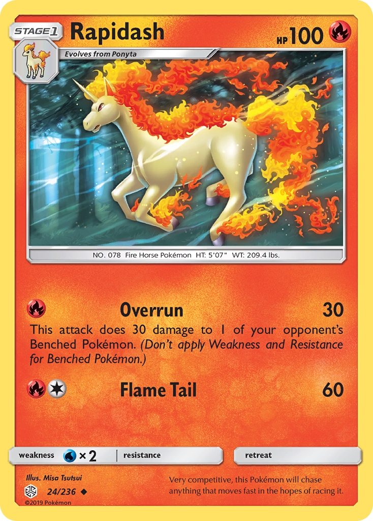 Rapidash — SM - Cosmic Eclipse #24/236