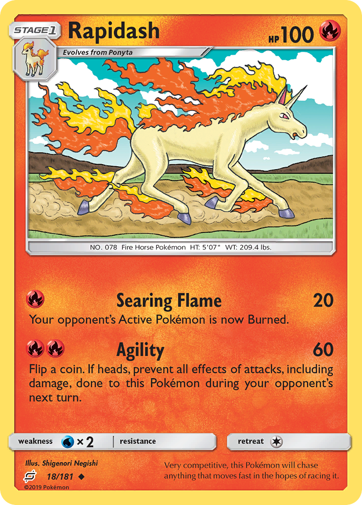 Rapidash — SM - Team Up #18/181