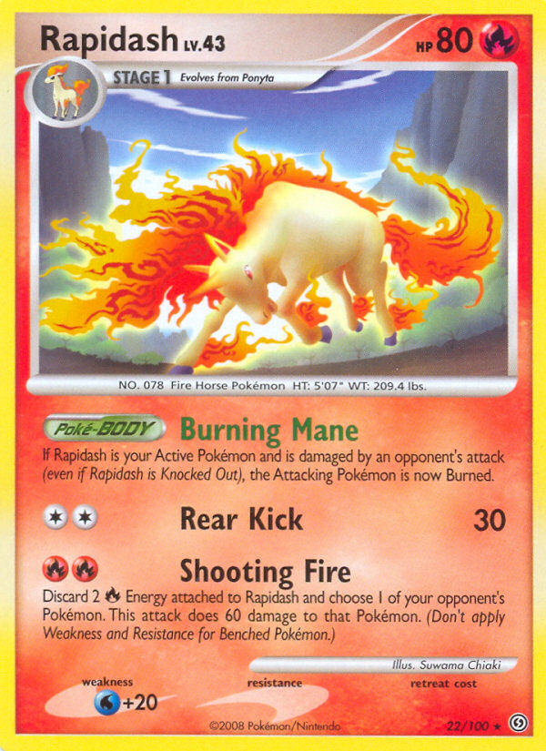 Rapidash — Stormfront #22/100