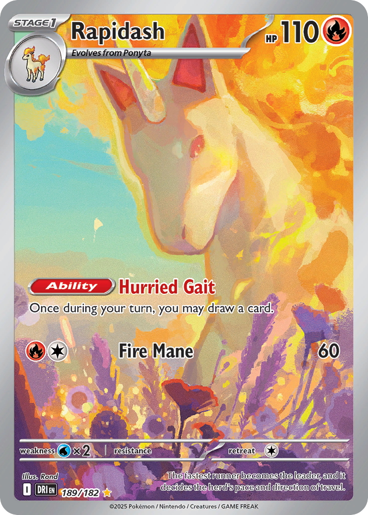 Rapidash — SV10: Destined Rivals #189/182