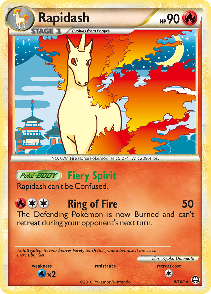Rapidash — Triumphant #8/102