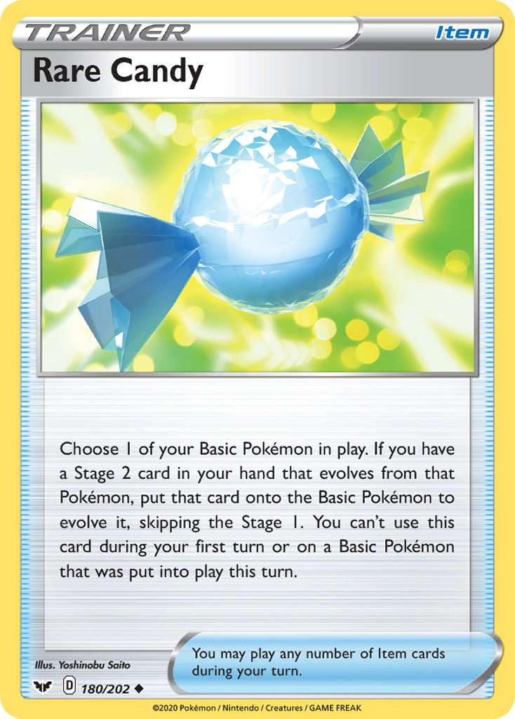 Rare Candy — SWSH01: Sword & Shield Base Set #180/202