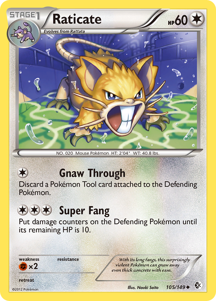 Raticate — Boundaries Crossed #105/149