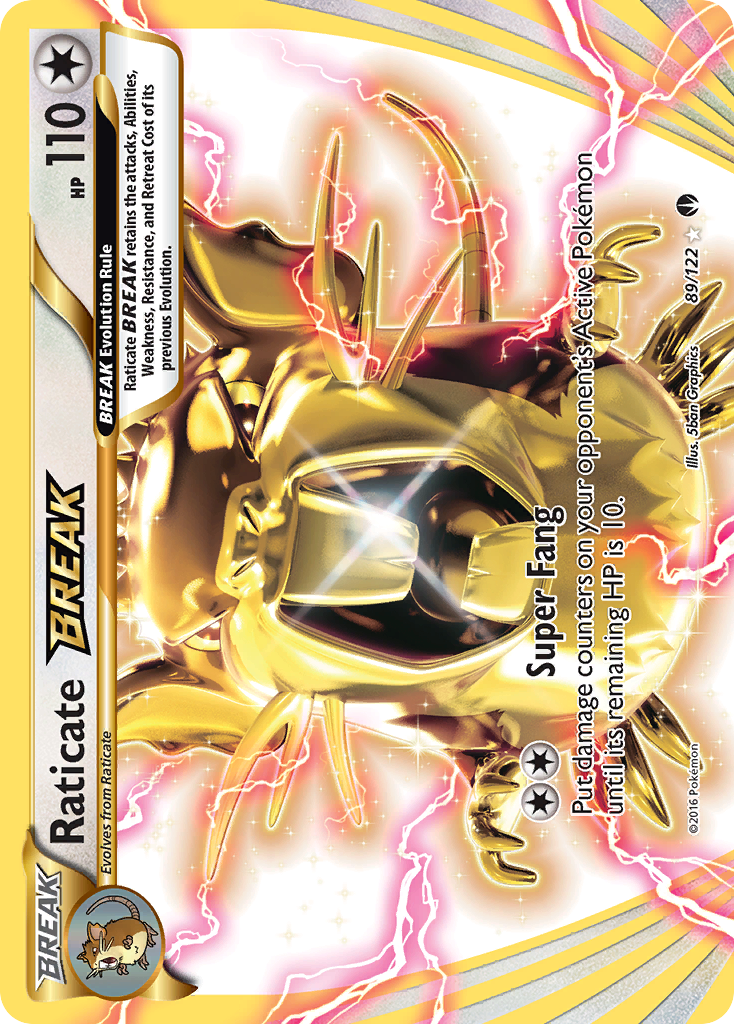 Raticate BREAK — XY - BREAKpoint #89/122