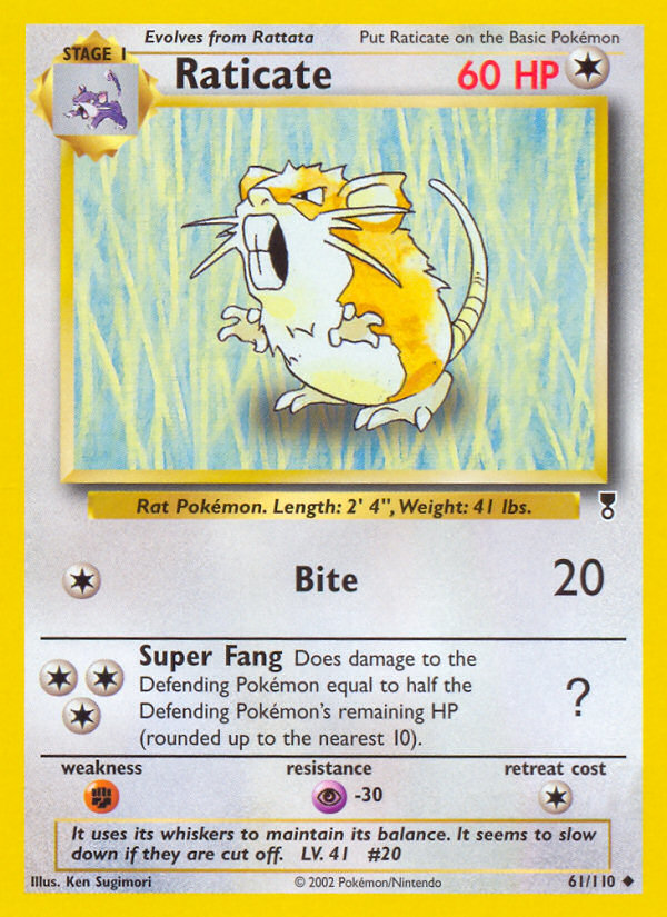 Raticate — Legendary Collection #061/110