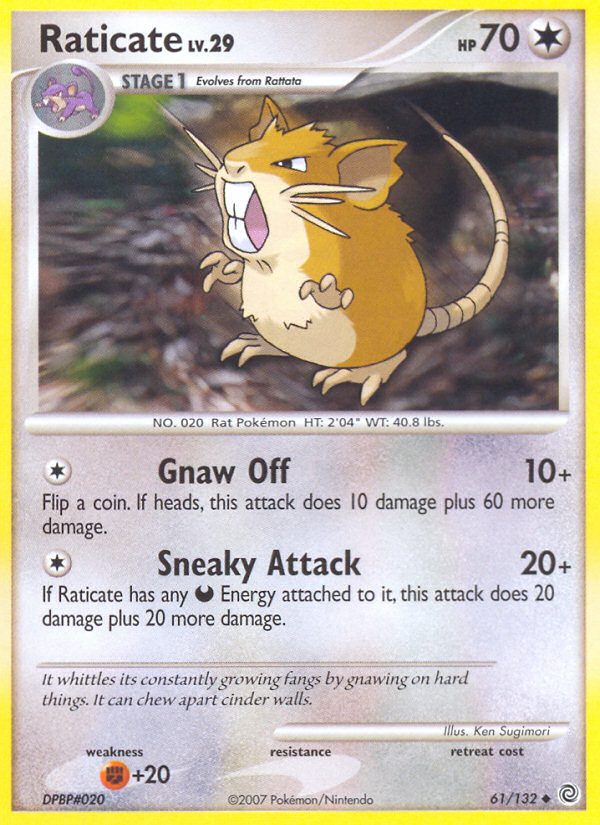 Raticate — Secret Wonders #61/132