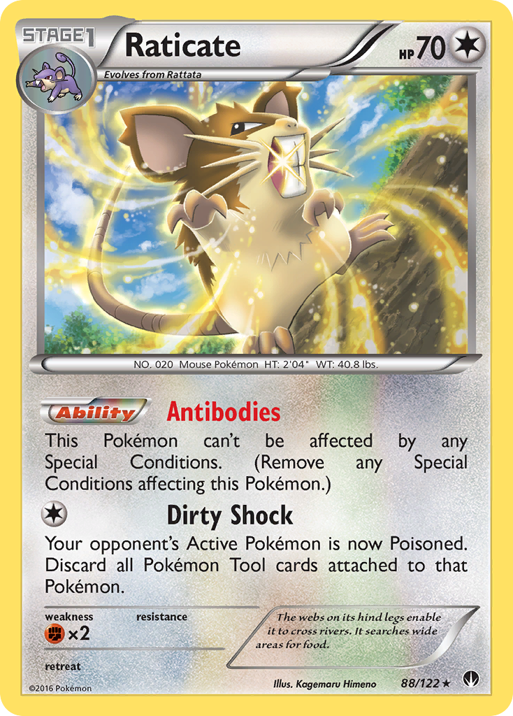 Raticate — XY - BREAKpoint #88/122