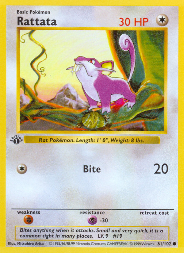 Rattata — Base Set #061/102