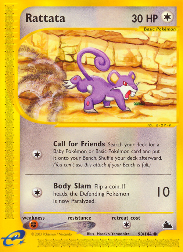 Rattata — Skyridge #090/144