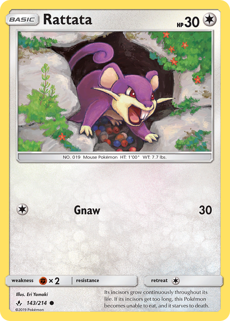 Rattata — SM - Unbroken Bonds #143/214