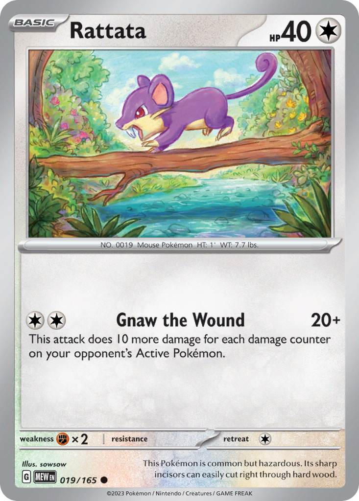 Rattata — SV: Scarlet & Violet 151 #019/165