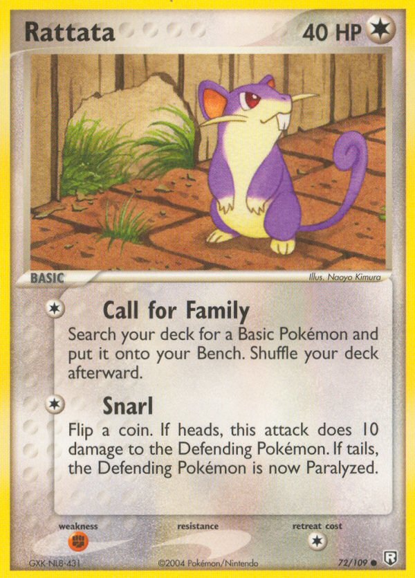 Rattata — Team Rocket Returns #72/109