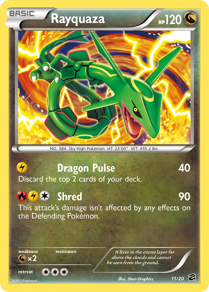 Rayquaza — Blister Exclusives #011/020