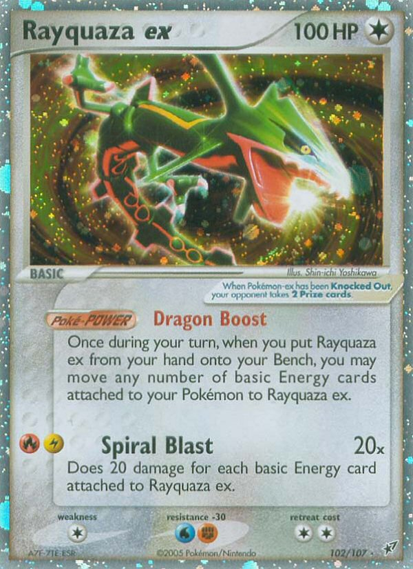 Rayquaza ex — Deoxys #102/107