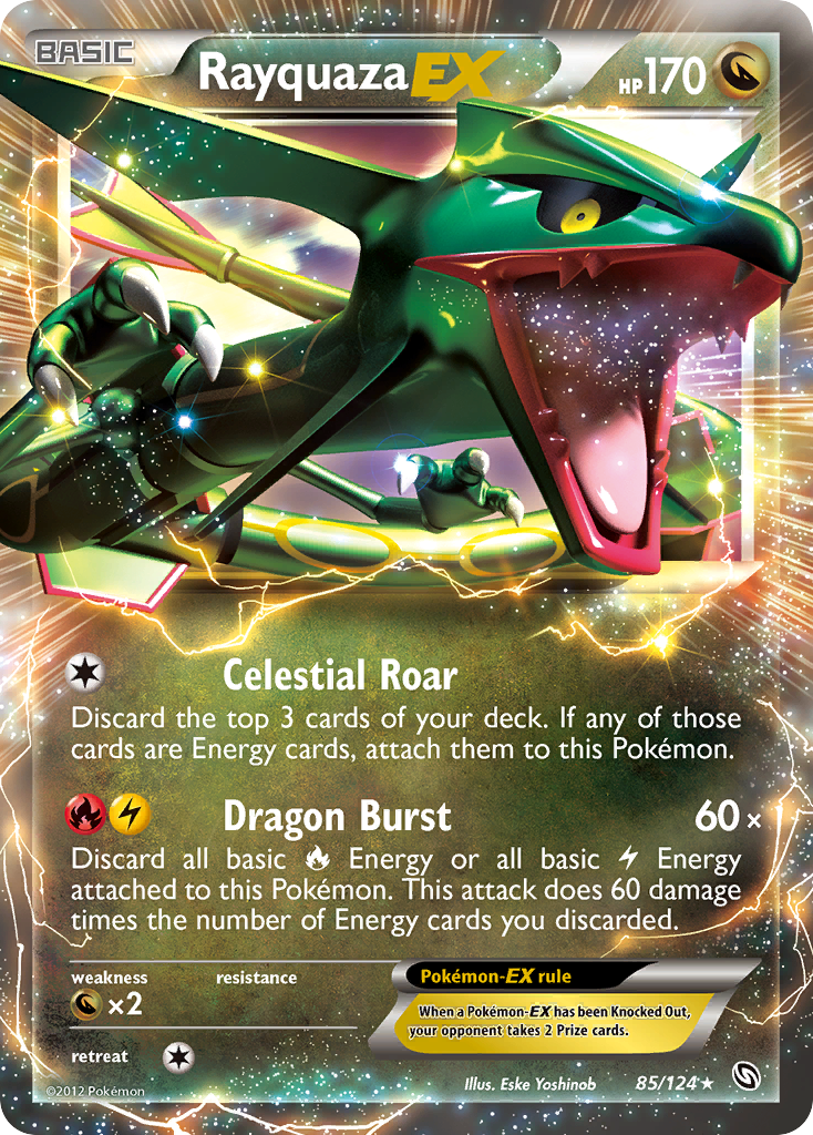 Rayquaza EX — Dragons Exalted #85/124