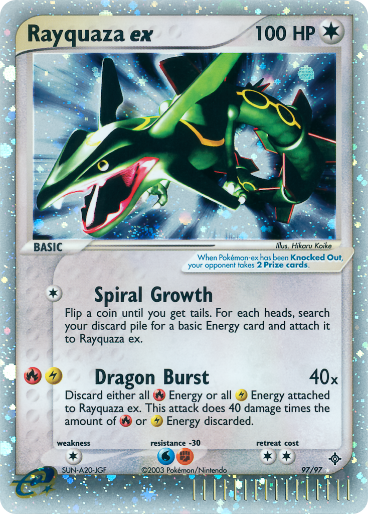 Rayquaza ex — World Championship Decks #97/097