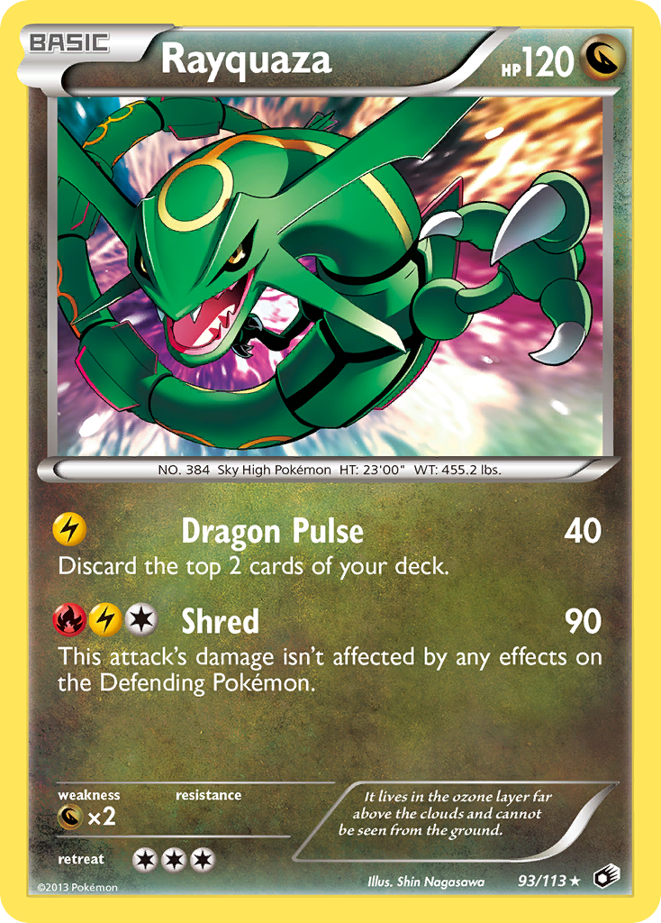 Rayquaza — Legendary Treasures #93/113