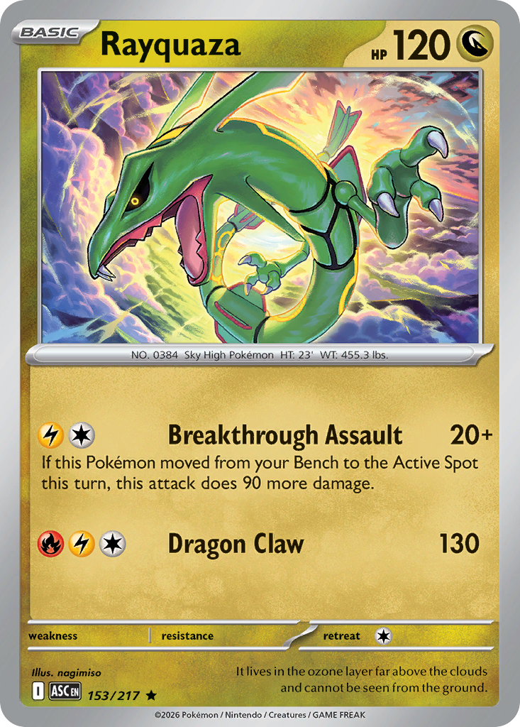 Rayquaza — ME: Ascended Heroes #153/217