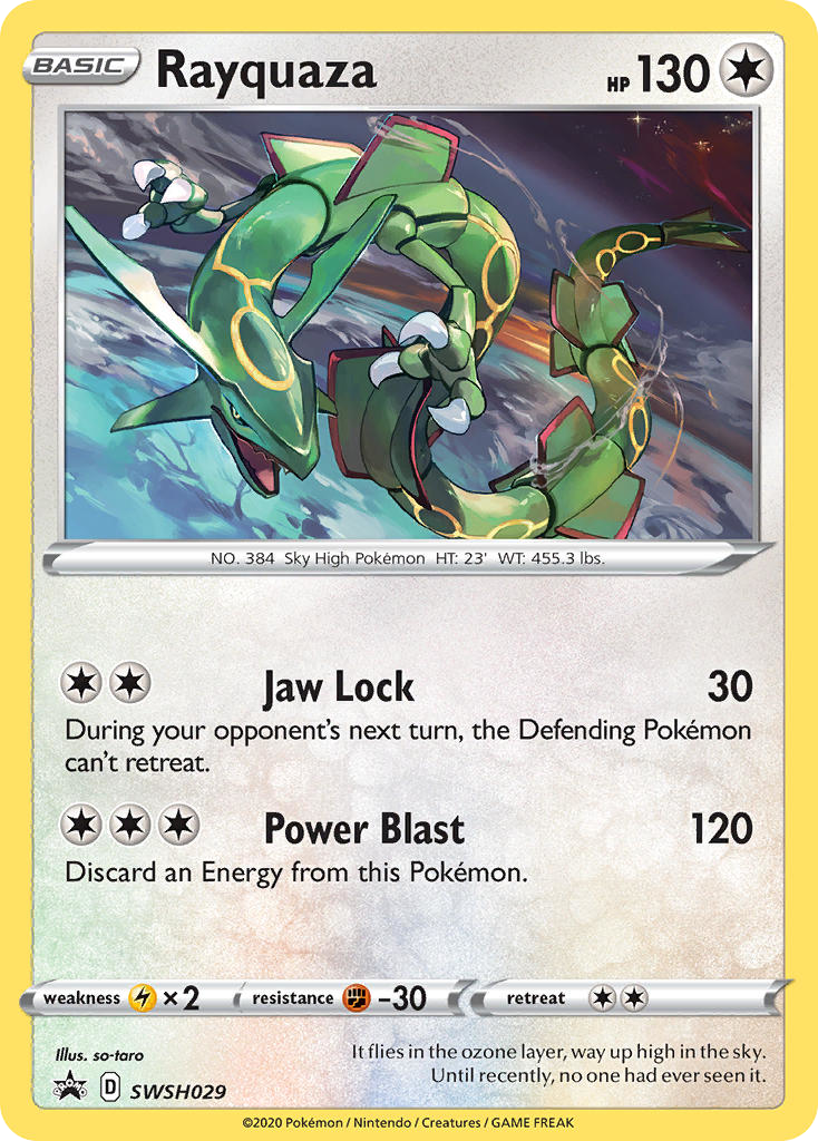 Rayquaza — Miscellaneous Cards & Products #SWSH029