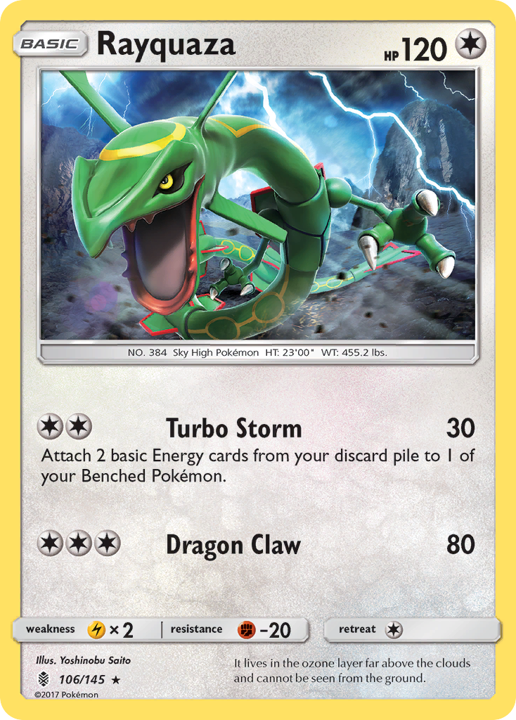 Rayquaza — SM - Guardians Rising #106/145