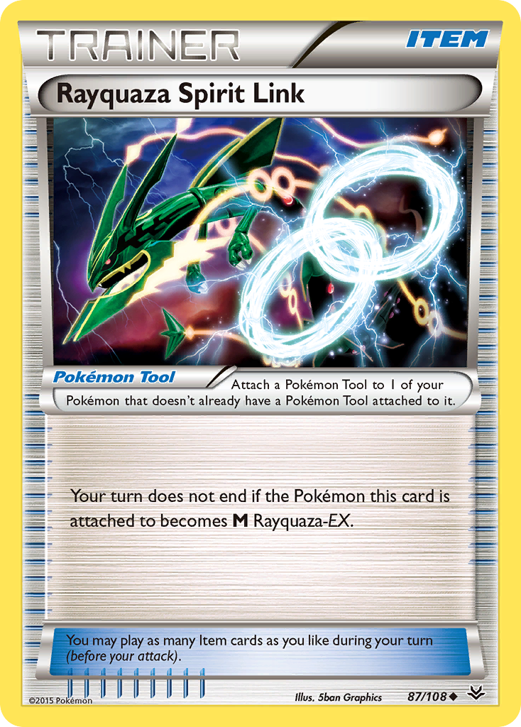 Rayquaza Spirit Link — XY - Roaring Skies #87/108