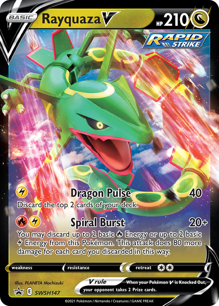 Rayquaza V — SWSH: Sword & Shield Promo Cards #SWSH147