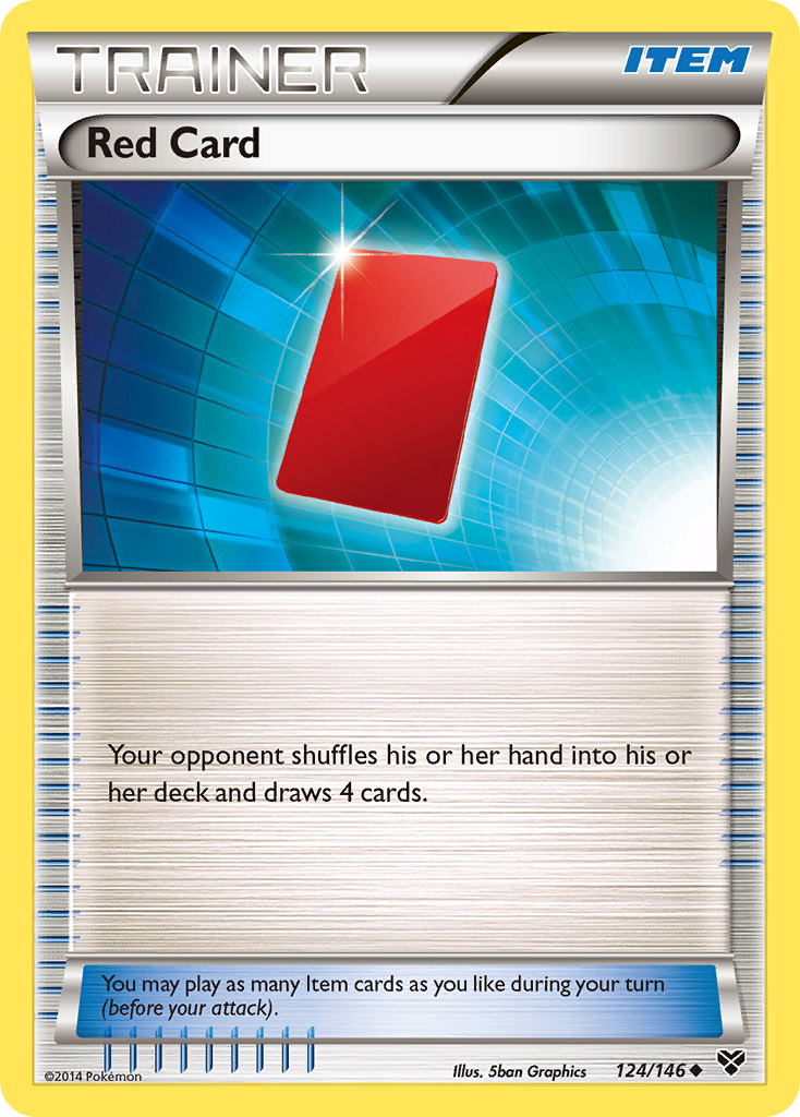 Red Card — XY Base Set #124/146