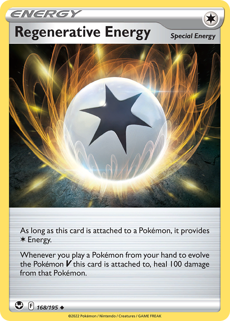 Regenerative Energy — SWSH12: Silver Tempest #168/195