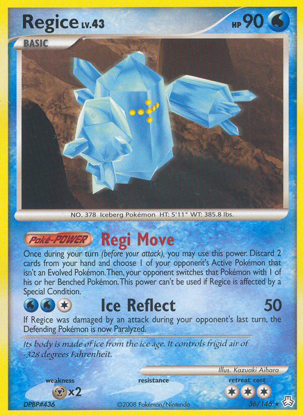 Regice — Legends Awakened #36/146
