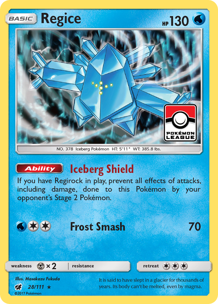 Regice — SM Promos #28/111
