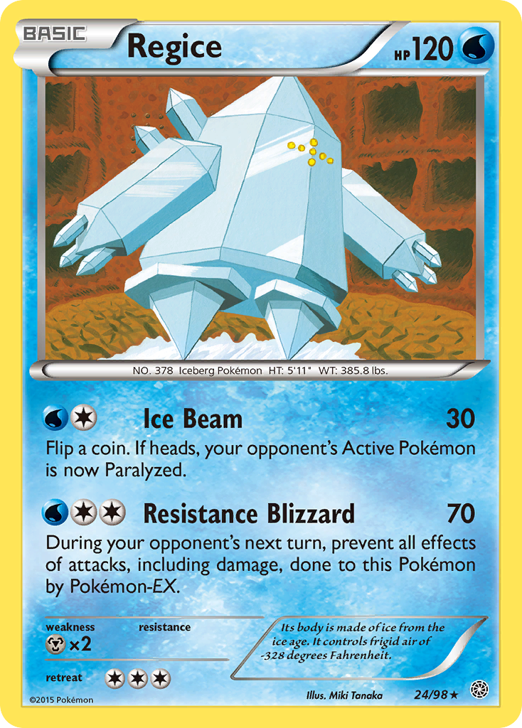 Regice — XY - Ancient Origins #24/98