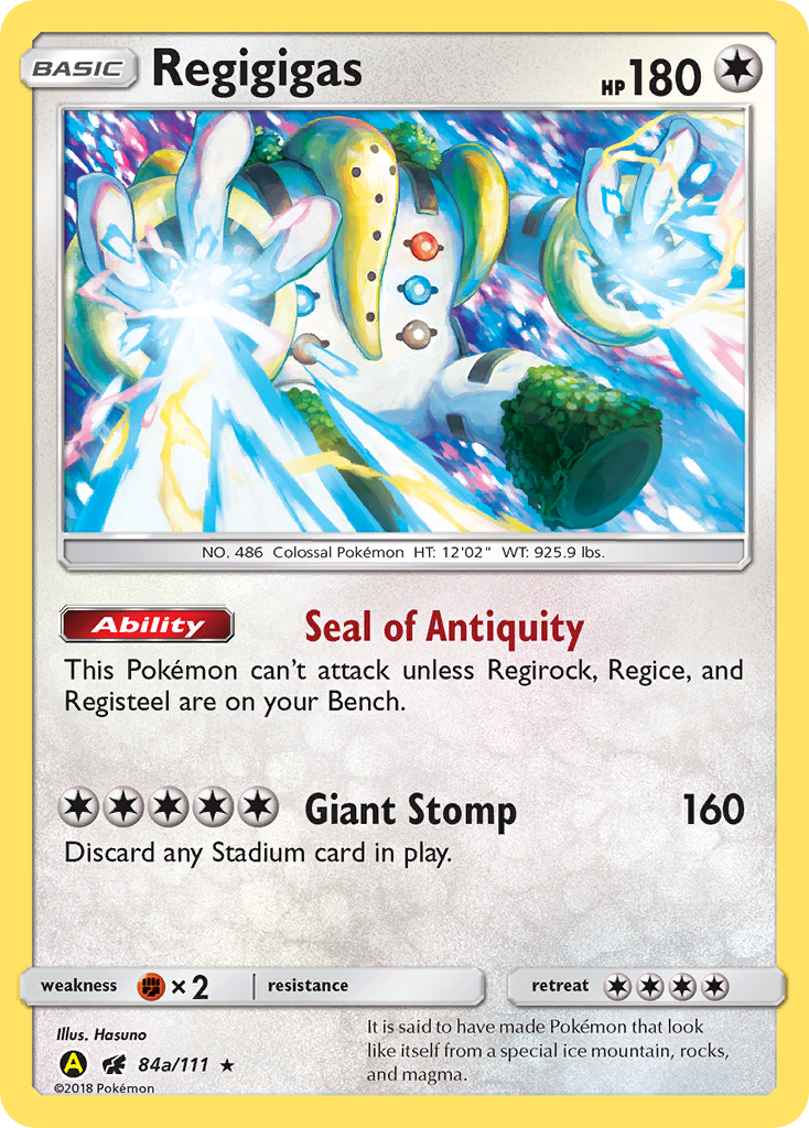 Regigigas — Alternate Art Promos #084a/111