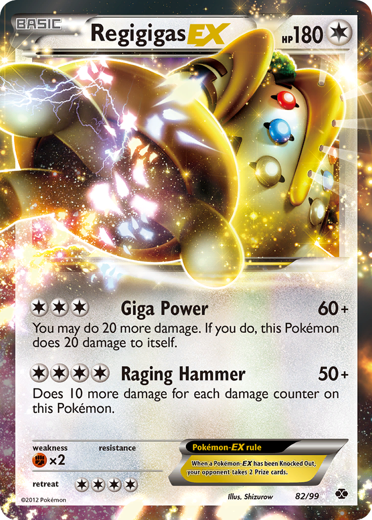 Regigigas EX — Next Destinies #82/99