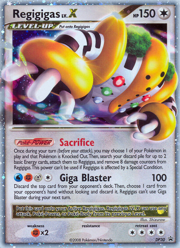 Regigigas LV.X — Diamond and Pearl Promos #DP30