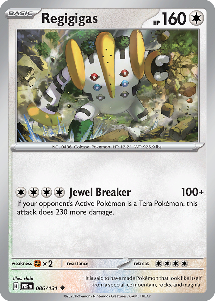 Regigigas — SV: Prismatic Evolutions #086/131