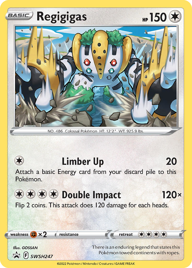 Regigigas — SWSH: Sword & Shield Promo Cards #SWSH247
