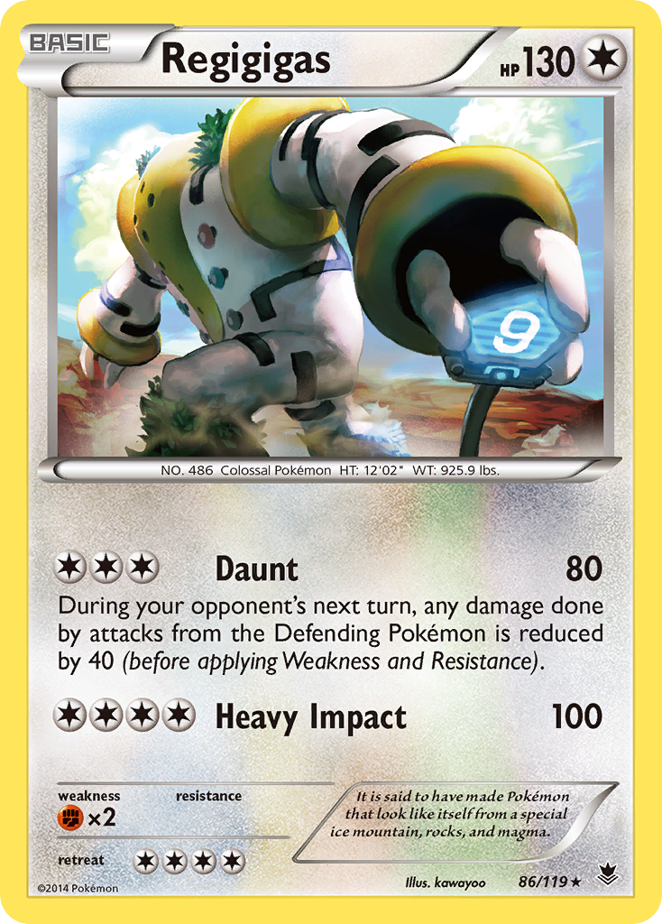 Regigigas — XY - Phantom Forces #86/119