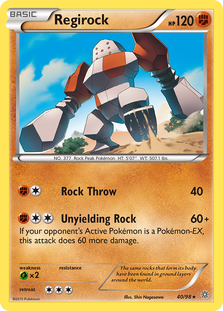 Regirock — XY - Ancient Origins #40/98