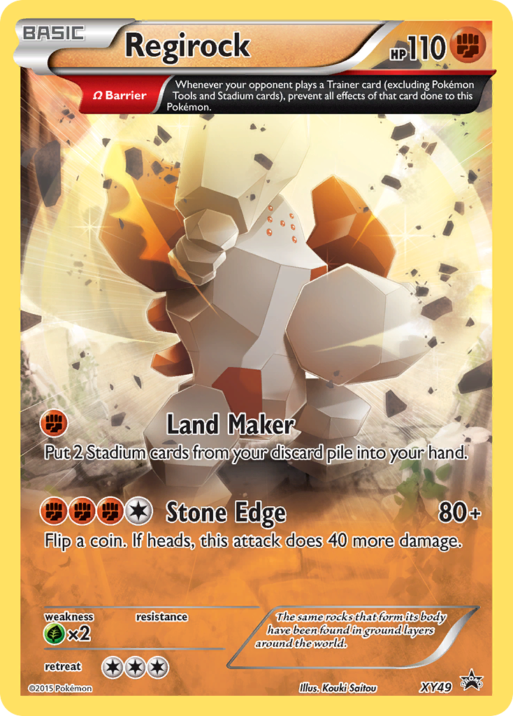 Regirock — XY Promos #XY49