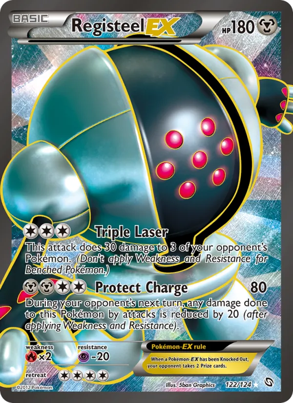Registeel EX (122 Full Art) — Dragons Exalted #122/124