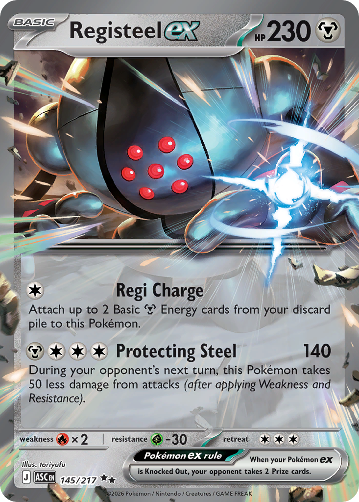 Registeel ex — ME: Ascended Heroes #145/217