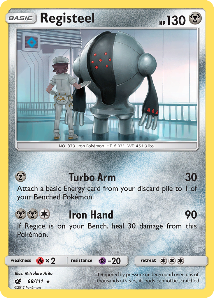 Registeel — SM - Crimson Invasion #68/111